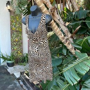 BCBG leopard print dress